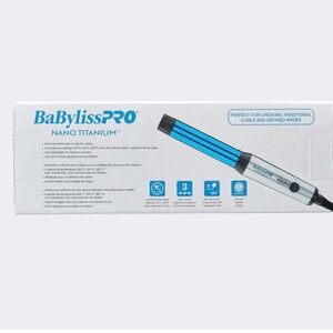 BaBylissPRO Nano Titanium Blue and Black Styler
